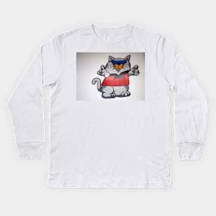 Cool Kat Kids Long Sleeve T-Shirt